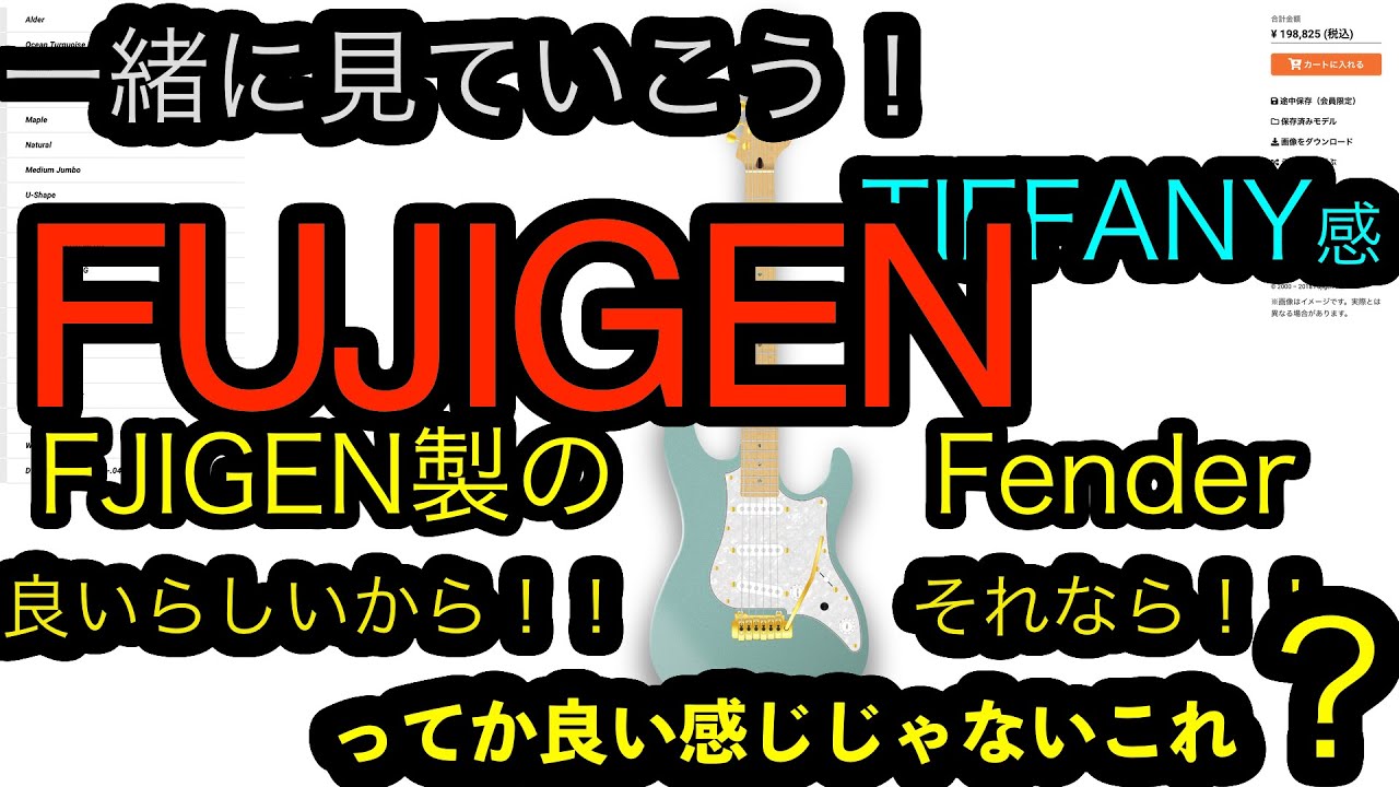 FUJIGENを見ていく！フジゲン製のFender japan良いっていう方も