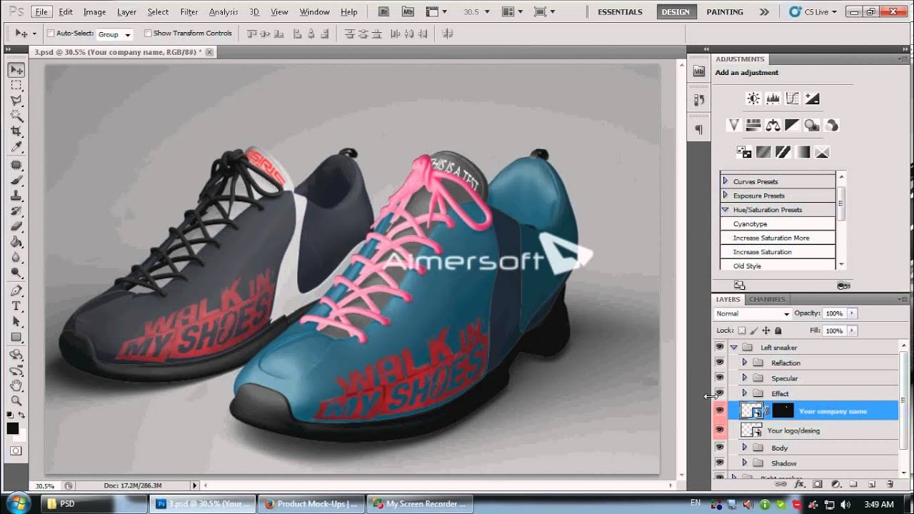 Download 6 Realistic Sneakers Mock-Ups tutorial - YouTube