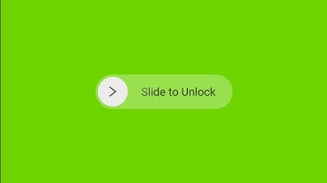 iOS Slide To Unlock Animation Green Screen