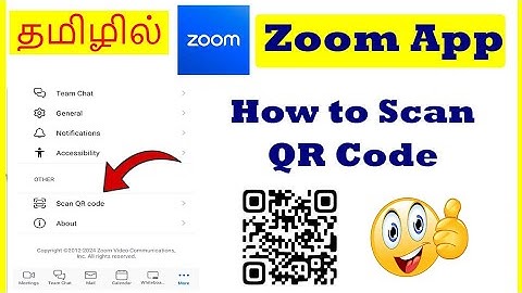 How to Scan QR code in Zoom app Tamil | VividTech