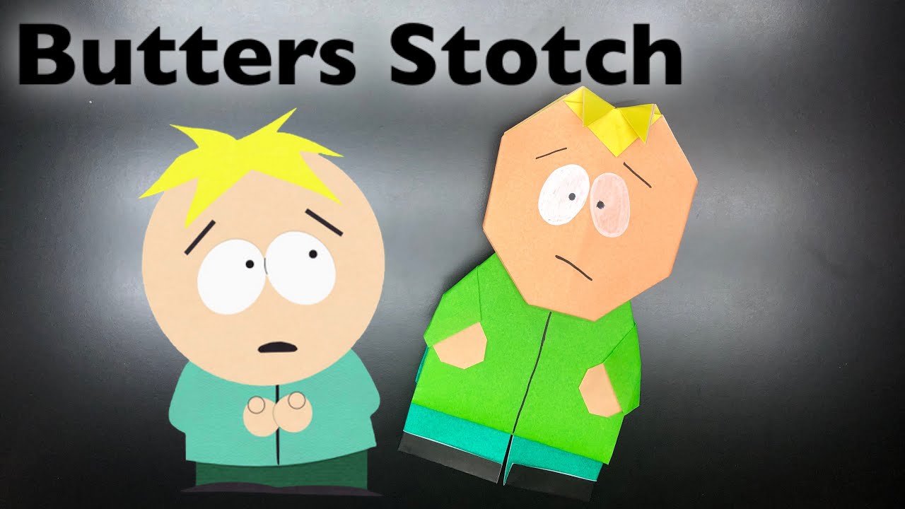 How To Make Origami Butters Stotch South Park Youtube
