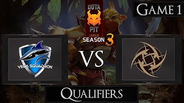 Dota 2 Vega vs Ninjas in Pyjamas | Dota PIT Season 3