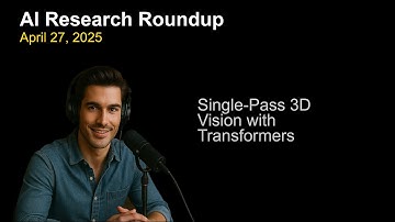 Single-Pass 3D Vision with Transformers