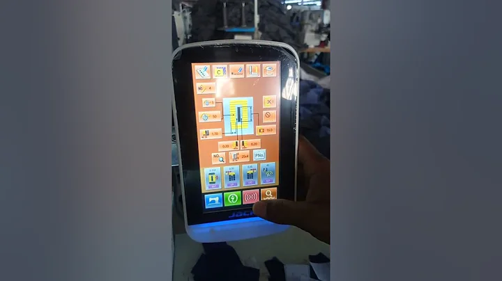 JACK T1790G BUTTON HOLE MACHINE CLOTH KNIFE ADJUSTMENT.