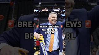 🚨 BREAKING: Bruce Pearl Retires As Auburn Basketball Head Coach #shorts #secnews