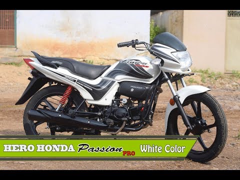 Hero Honda Passion Pro White Color Clear Over Stickers Clear
