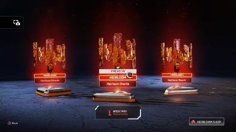 First Time Getting Heirloom Shards In Apex Legend