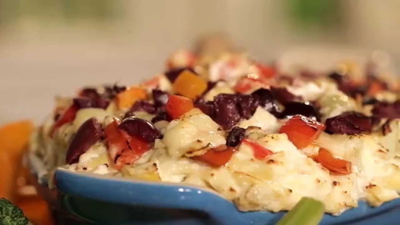 Hot Artichoke and Feta Dip Recipe | PHILADELPHIA Cream Cheese - YouTube