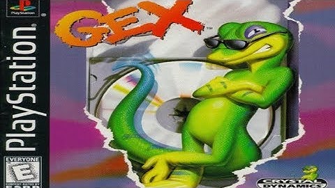 🦎Gex (video game)-ГЕКС видео игра-By Crystal Dynamics-PS1 Classic 1995