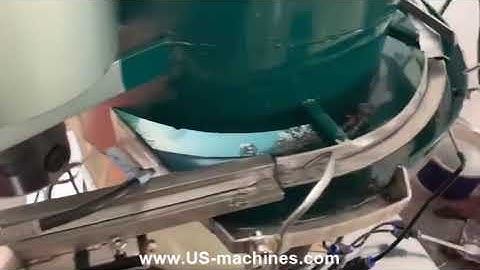 Automatic spring sorting vibrating bowl with spring deformation ring buckle testing system spring pa