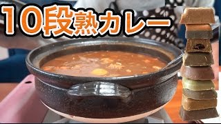 秘伝の１０段熟カレー作ってみた