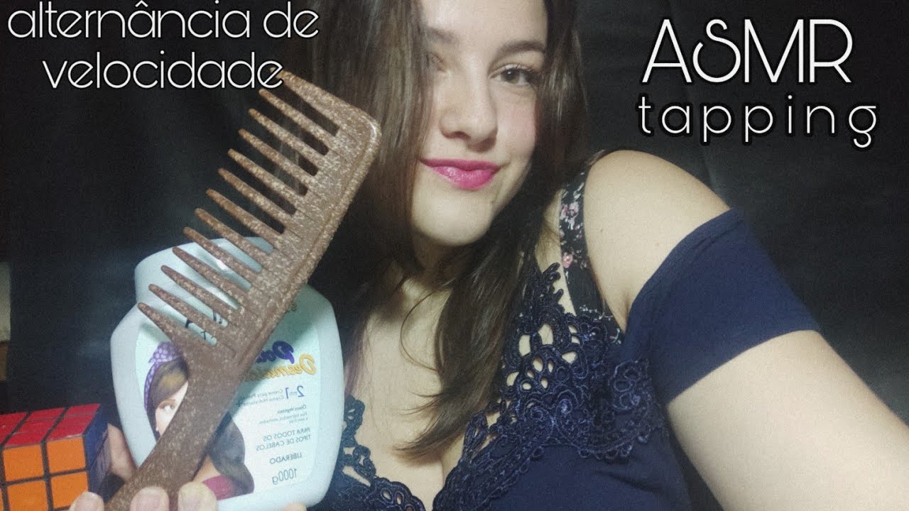 ASMR • tapping alternando velocidade (rápido, lento, rápido...)