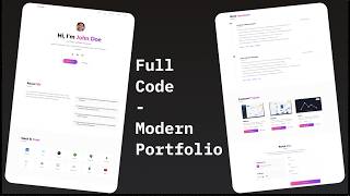 Build a Responsive Developer Portfolio (Next.js + Tailwind CSS) + Free Deploy