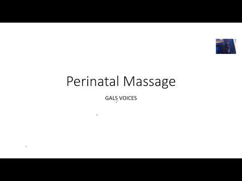 Perinatal Massage Or Prenatal Therapeutic Bodywork Provided During Pregnancy