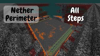Digging my nether world perimeter