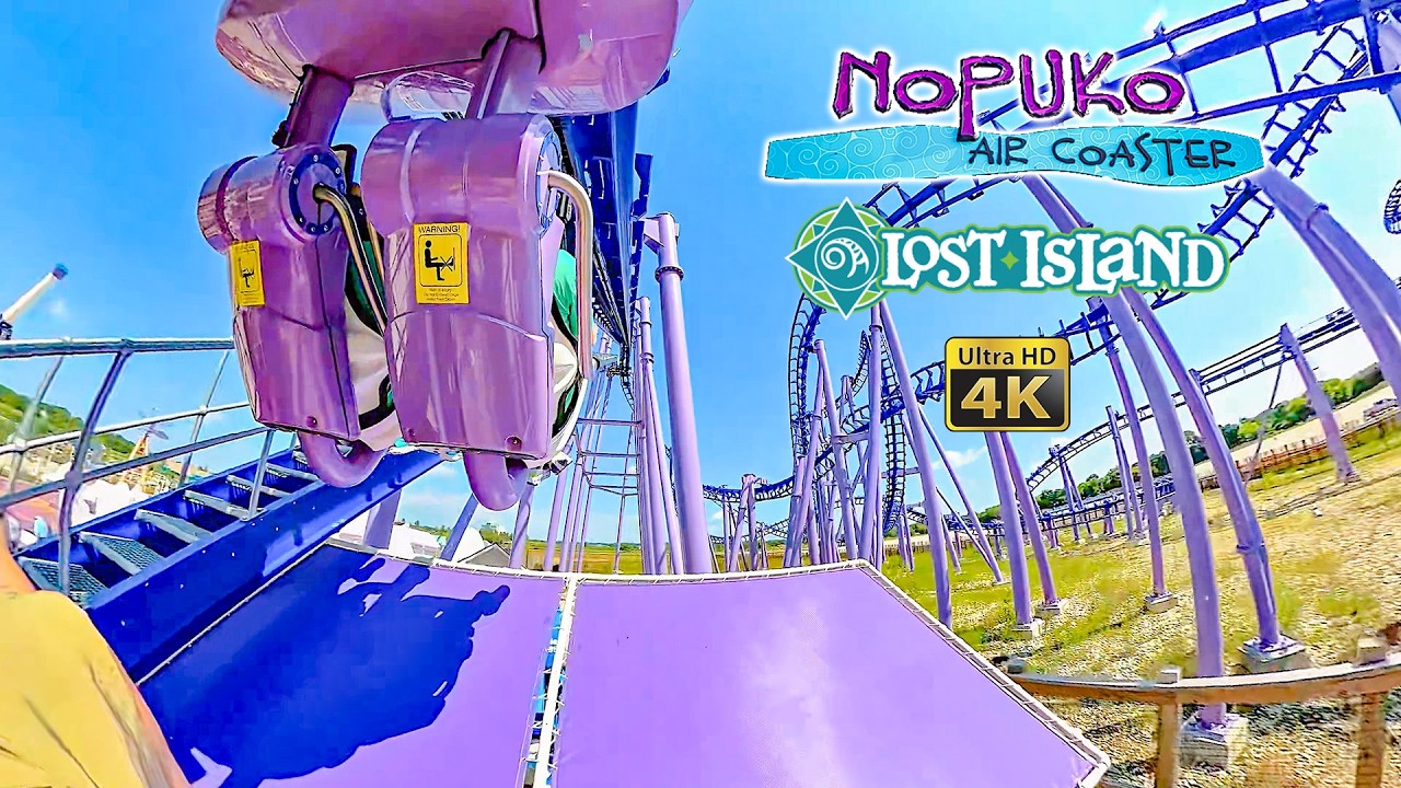 Nopuko Air Coaster On Ride 4K POV Lost Island Theme Park 2024 08