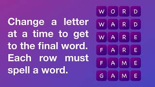Word Ladders: Show us your skills screenshot 2