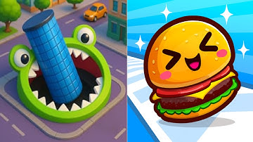 Hole.io VS Food Run - 3D MAX Levels unlocked II Android iOS Gameplay