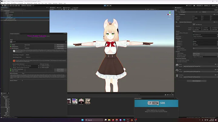 Quick and Lazy VRChat Model Optimization (VRCFury and Thry's Tools)