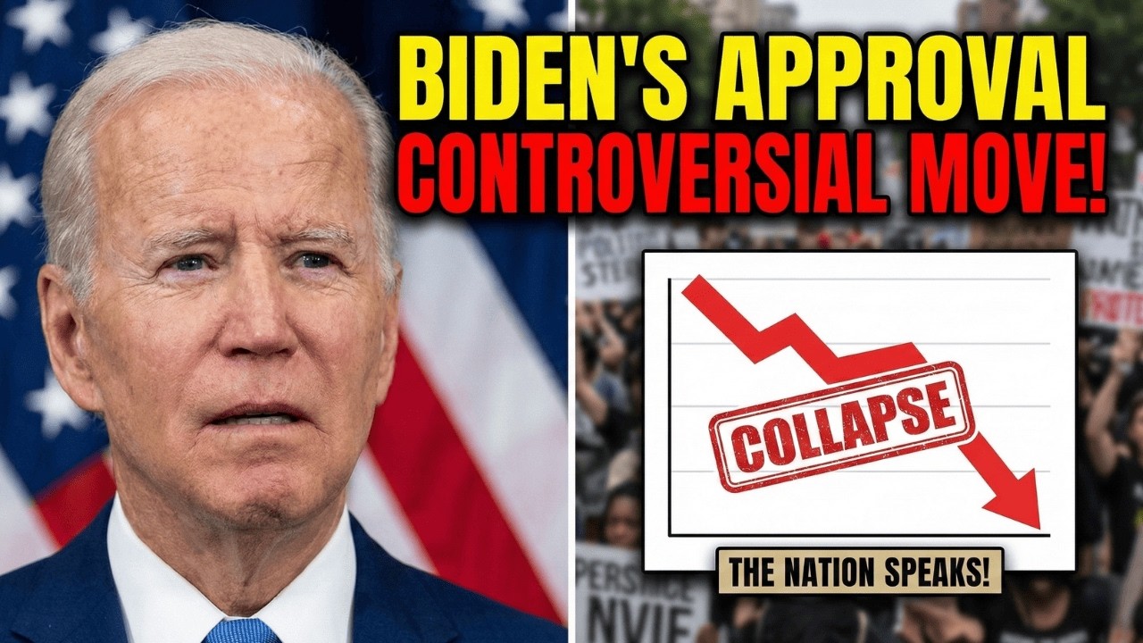 Joe Biden’s Approval Rating COLLAPSES After Controversial Move — The Nation Speaks