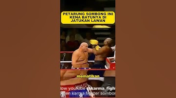 PETARUNG SOMBONG INIKENA BATUNYA DIJATUKAN LAWAN #boxing #shorts #trending #viralvideo #fight #mma