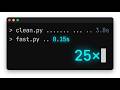 My Best Code Was 25× Slower (I Have Proof)