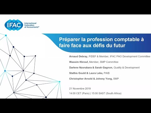 IFAC & FIDEF Webinaire: Préparer la profession comptable à faire face aux défis du futur