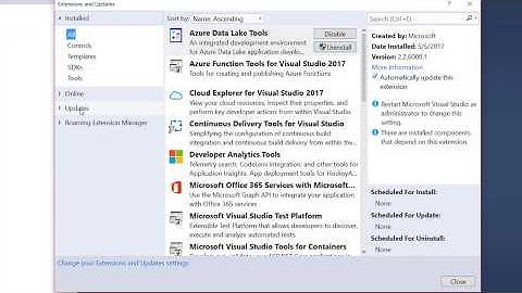 Azure Functions Visual Studio Tooling