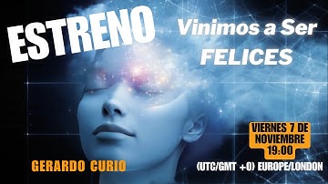 VINIMOS A SER FELICES en este Maravilloso Juego: Gerardo Curio