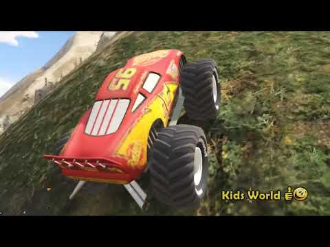 მონსტრი მაქვინი ოფროუდი 4x4 - Mcqueen Monster offroad 4x4