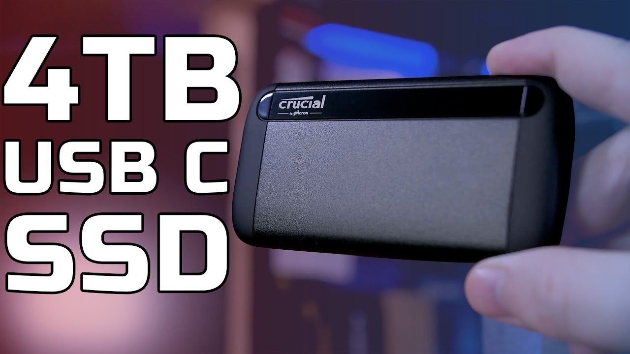 4TB USB C SSD! Crucial X8 4TB Review 