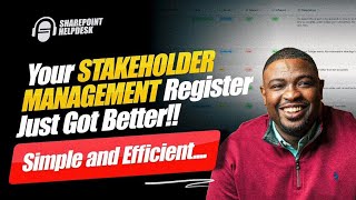 Create A Stakeholder Management Register in SharePoint