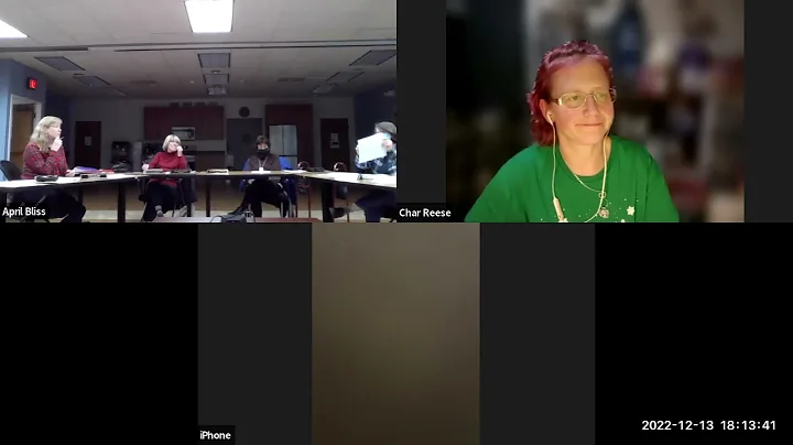 Virtual Dunham Public Library Board Meeting 12 13 ...