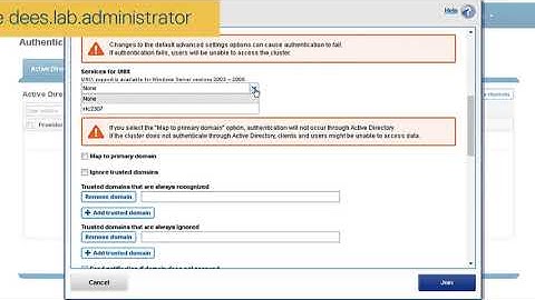 joining Isilon to Active Directory