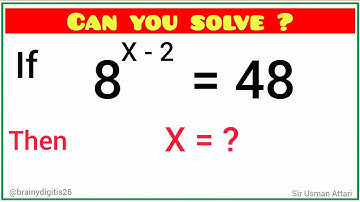 Brainy digits simplifications, find value of x. #mathwithfun #learnmath #foryou #trending