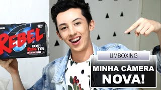 Canon Rebel T6i | UNBOXING e PRIMEIRAS IMPRESSÕES