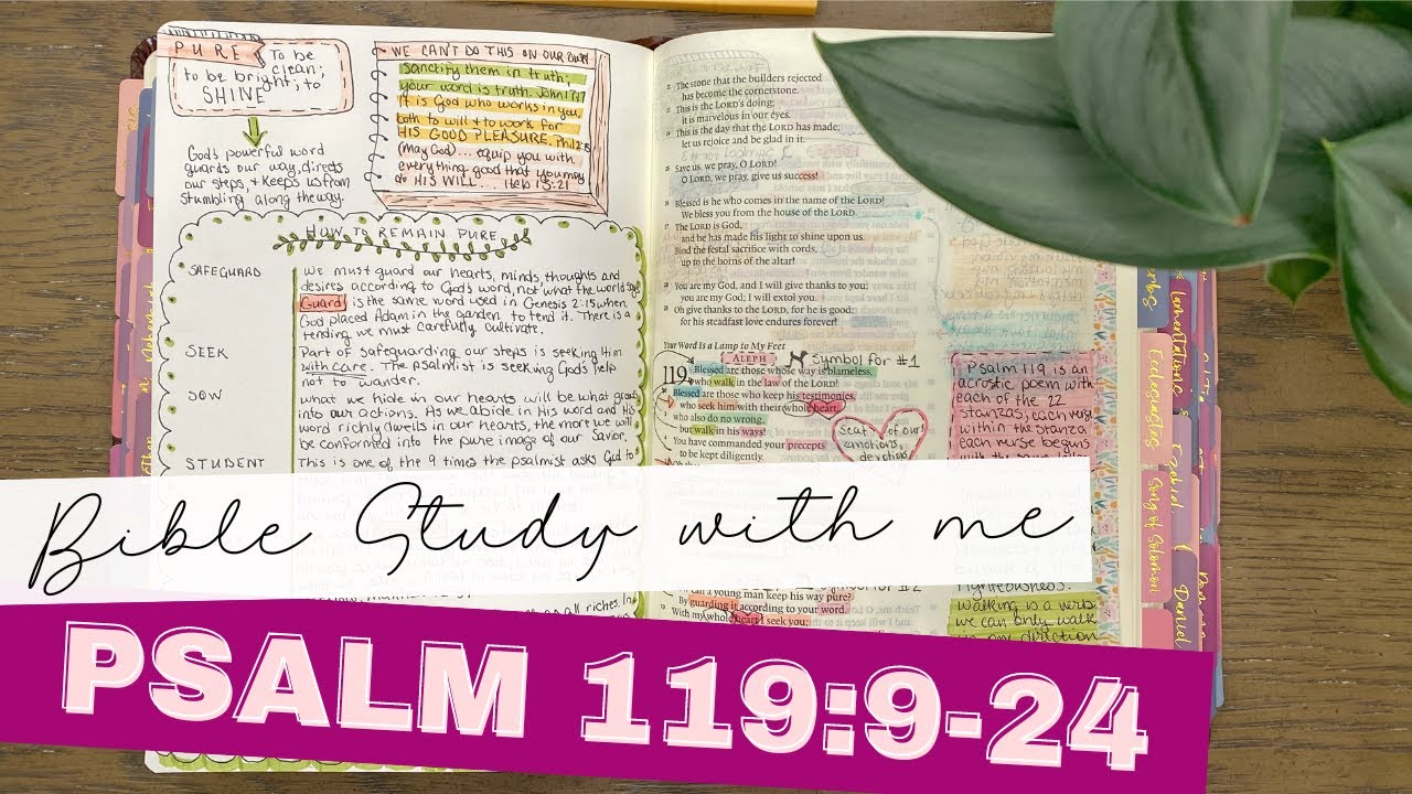 Bible Study with me Psalm 119 | Open My Eyes To Your Wondrous Word ...