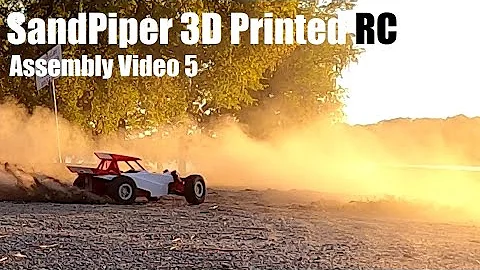5 SandPiper 3D Printed Sand rail dune buggy assembly video by Black Crow- updated