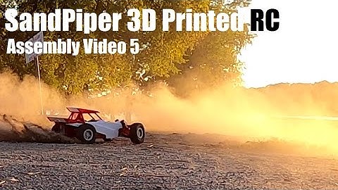 5 SandPiper 3D Printed Sand rail dune buggy assembly video by Black Crow- updated