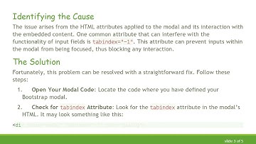How to Fix Input Textfields Not Working in Bootstrap Modals