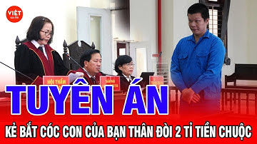 Tuyên Án Kẻ Bắt Cóc Con Của Bạn Thân Đòi 2 Tỉ Tiền Chuộc