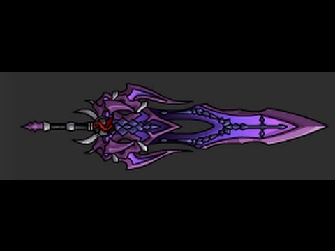 Adventure Quest - The New Rare item IX (9) - Midnight Dragon Blade - Melee Weapon video to gif