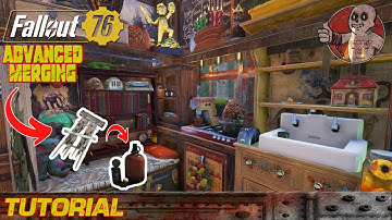 Fallout 76 Camp Tutorial - Advanced Merging (Shooting Targets & Spike Board Traps) - By Nux