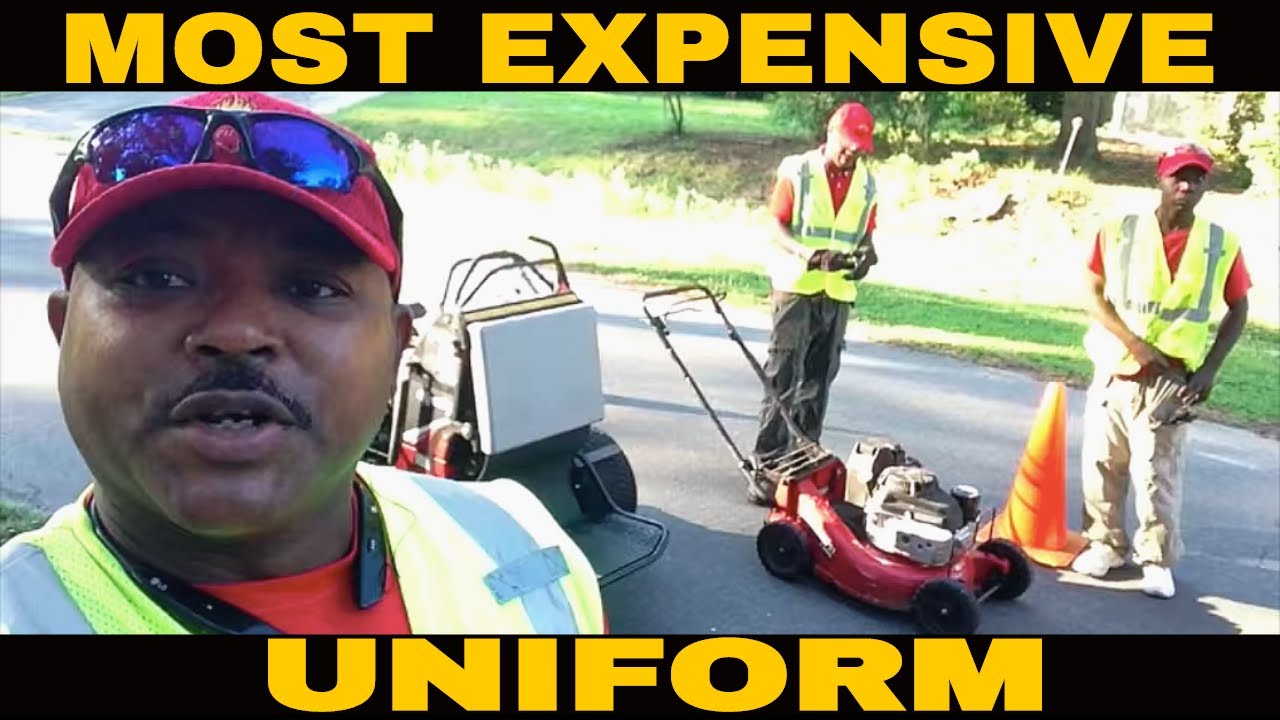 Most expensive lawn care uniform by Blades of Grass Lawn Care YouTube