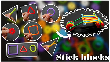 Stick Building Blocks || Amazing Toys || #blocks #stickblocks #stick