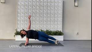 Lateral Pillar Bridge