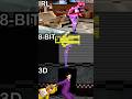 FNaF William Afton STEALS - IRL VS 8-BIT VS 3D
