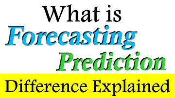 𝐅𝐨𝐫𝐞𝐜𝐚𝐬𝐭𝐢𝐧𝐠 𝐕𝐬 𝐏𝐫𝐞𝐝𝐢𝐜𝐭𝐢𝐨𝐧 | Difference between Forecasting & Prediction | Forecasting vs Projection