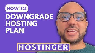 Hoe u uw Hostinger-hostingabonnement kunt downgraden