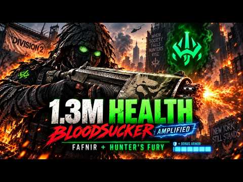 This NEW FAFNIR Build BURNS EVERYTHING! 1.6M Armor + 1.4M Health | The Division 2